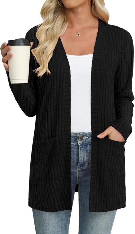 Women’s Lightweight Ribbed Cardigan