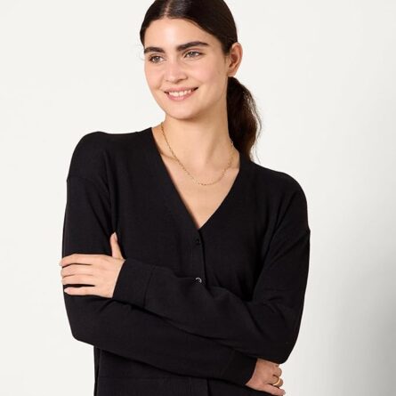 Women’s Lightweight Cropped Cardigan - Image 3