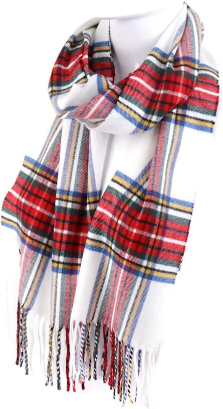 Plaid Cashmere Feel Winter Scarf - Image 7