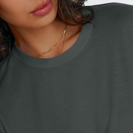 Women’s Oversized Long Sleeve Crew Neck Top - Image 4