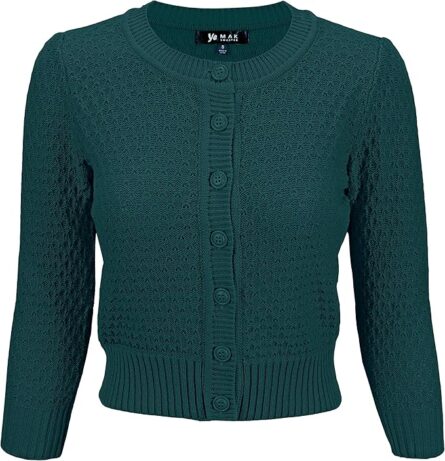 Women’s Crochet Knit Cropped Cardigan