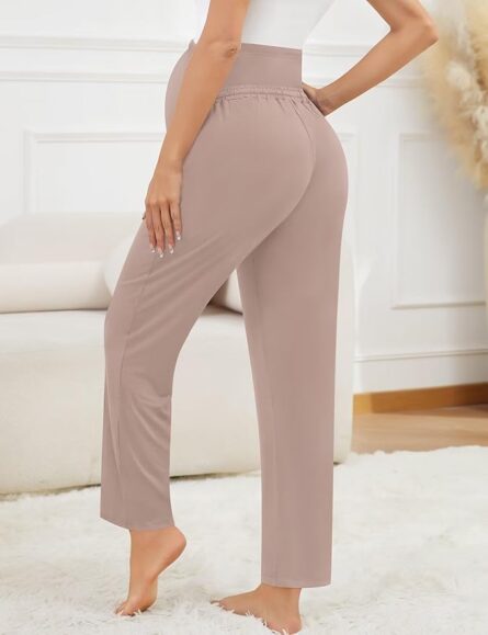 Women’s Maternity Wide Leg Lounge Trousers - Image 2