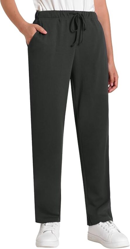 Women’s Petite Knit Lounge Trousers with Drawstring - Image 3