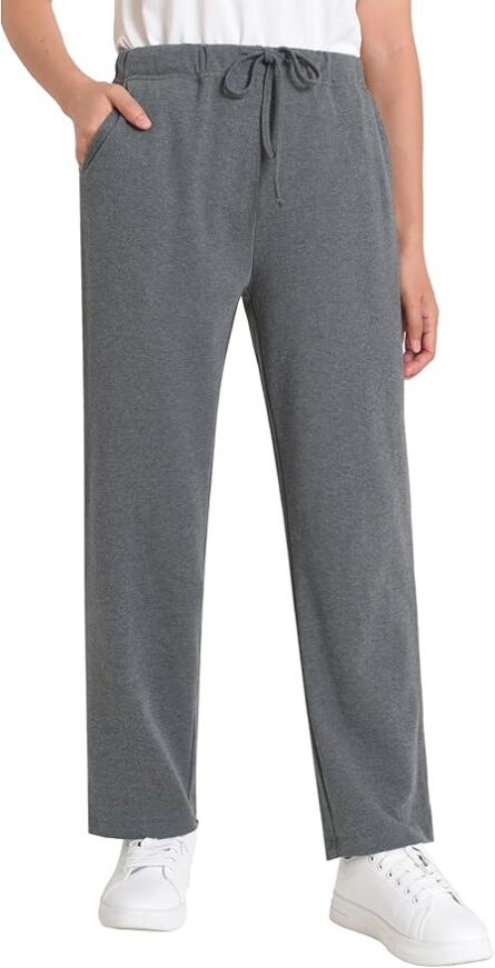 Women’s Petite Knit Lounge Trousers with Drawstring - Image 4