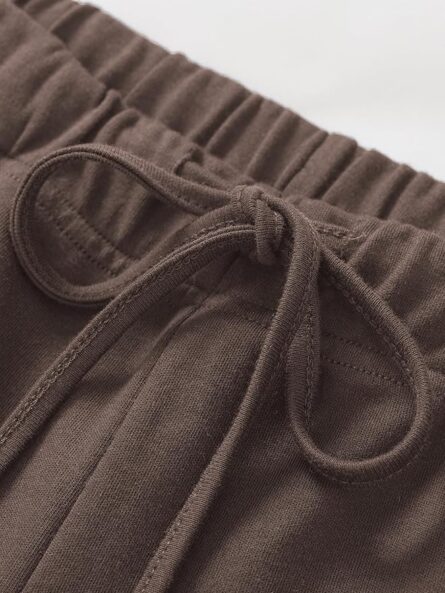 Women’s Petite Knit Lounge Trousers with Drawstring - Image 7