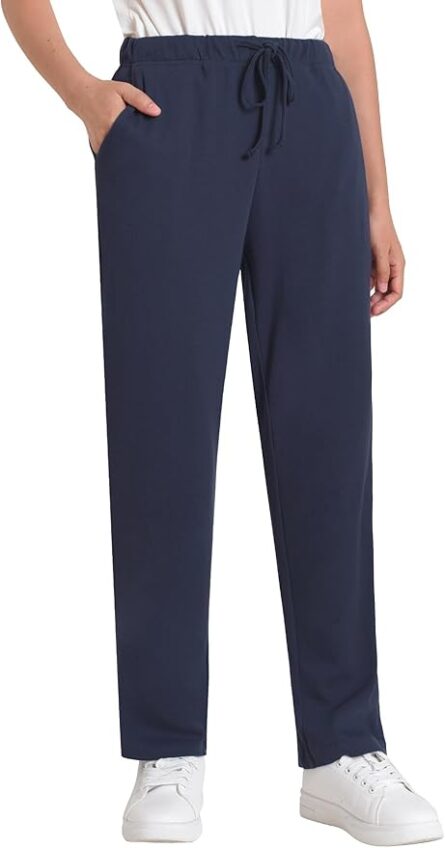 Women’s Petite Knit Lounge Trousers with Drawstring - Image 6
