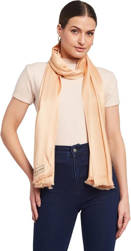 Silky Satin Pashmina Shawl Wrap - Image 3