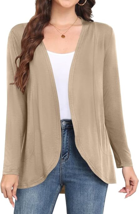 Women’s Soft Draped Longline Cardigan
