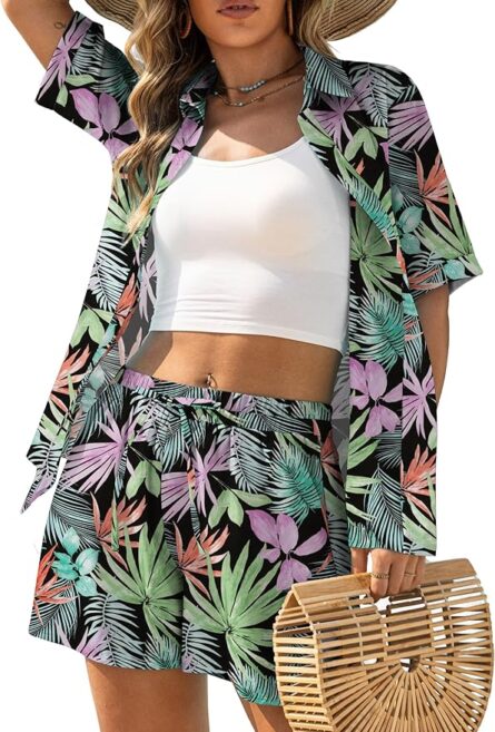 Tropical Beach Shirt & Shorts Co-Ord Set - Image 6