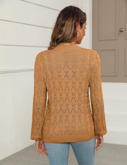 Women’s Crochet Cropped Cardigan Shrug - Image 4