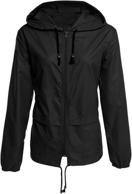 Women's Lightweight Travel Raincoat with Hood - Image 2