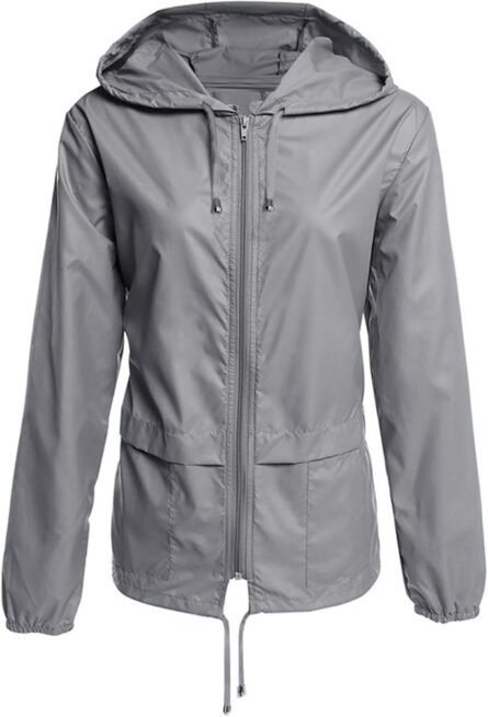 Women's Lightweight Travel Raincoat with Hood - Image 4