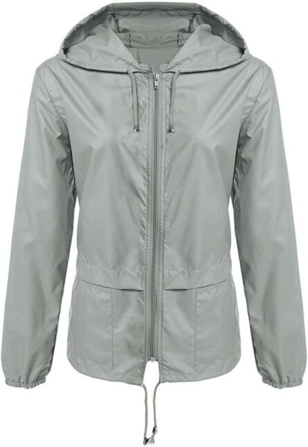 Women's Lightweight Travel Raincoat with Hood - Image 5