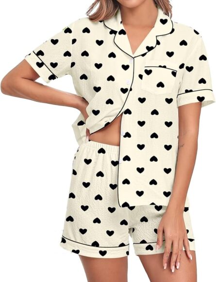 Printed Button-Up Pyjama Set - Image 6