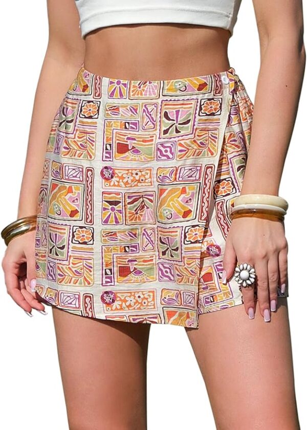 Women-summer-wrap-skirt-pattern-orange