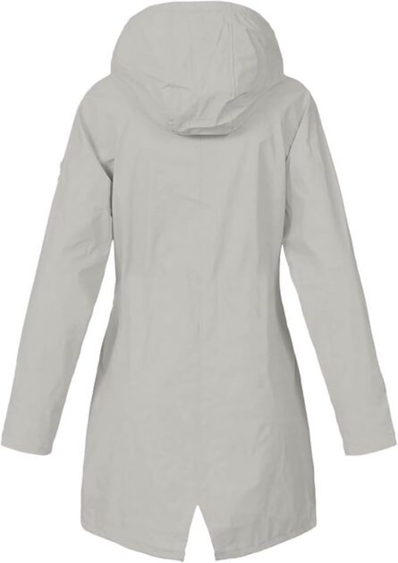 Women's Lightweight Rain Jacket with Hood - Image 3