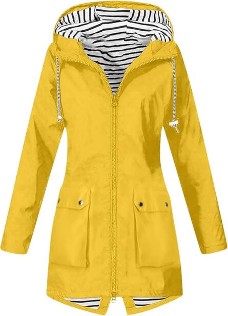 Women's Lightweight Rain Jacket with Hood - Image 6